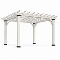 Vinyl Pergola Weiß 300x300x240 cm