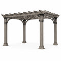 Holz Pergola Eiche 300x300x240 cm Grau