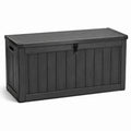 Gartenbox aus Kunststoff Anthrazit 120 x 60 x 55 cm