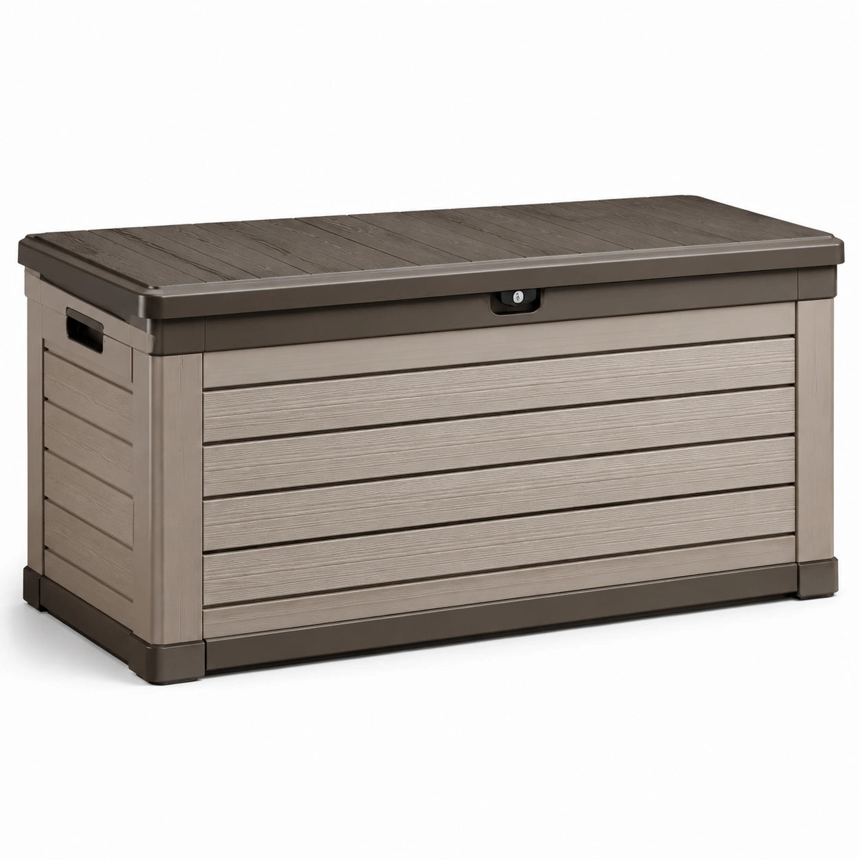 Gartenbox Kunststoff Braun 300L