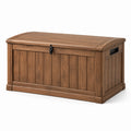 Gartenbox Polypropylen Holzoptik 117x56x45 cm